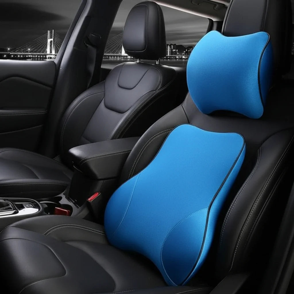 Lumbar & Neck Pillow High-Density Memory Foam
