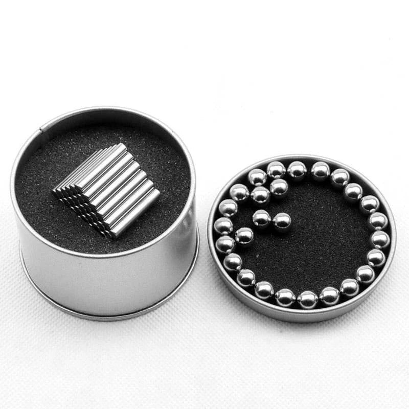 Magnetic Building Set Unlimited-Angle Connections & Strong Magnets 63-Piece