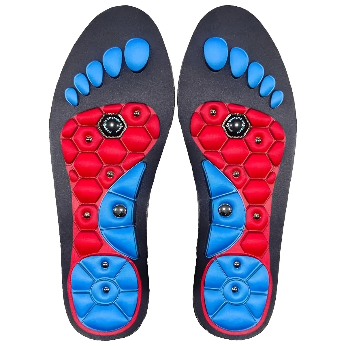 Magnetic Insoles Cushioned EVA 7-Point Acupressure