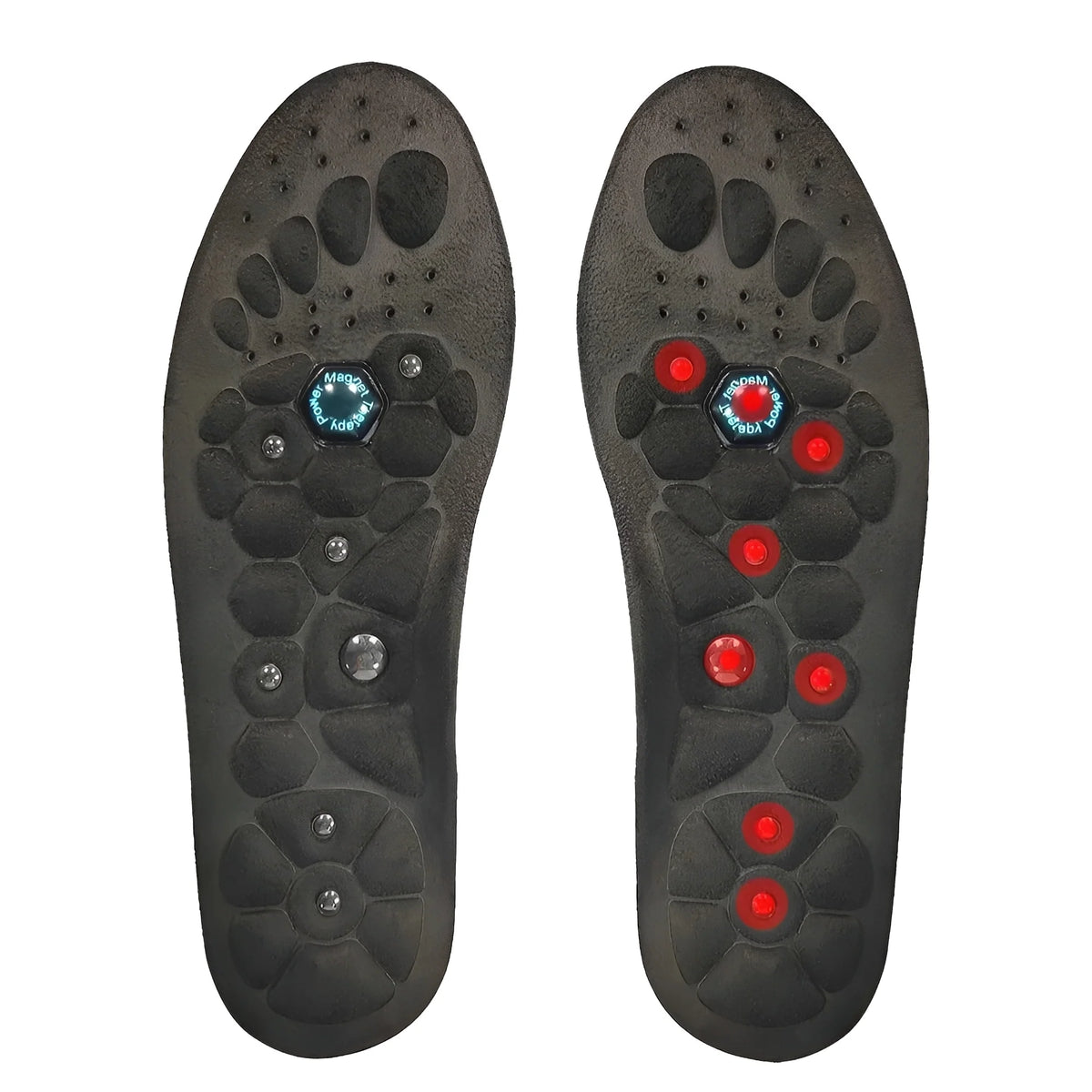 Magnetic Insoles Cushioned EVA 7-Point Acupressure