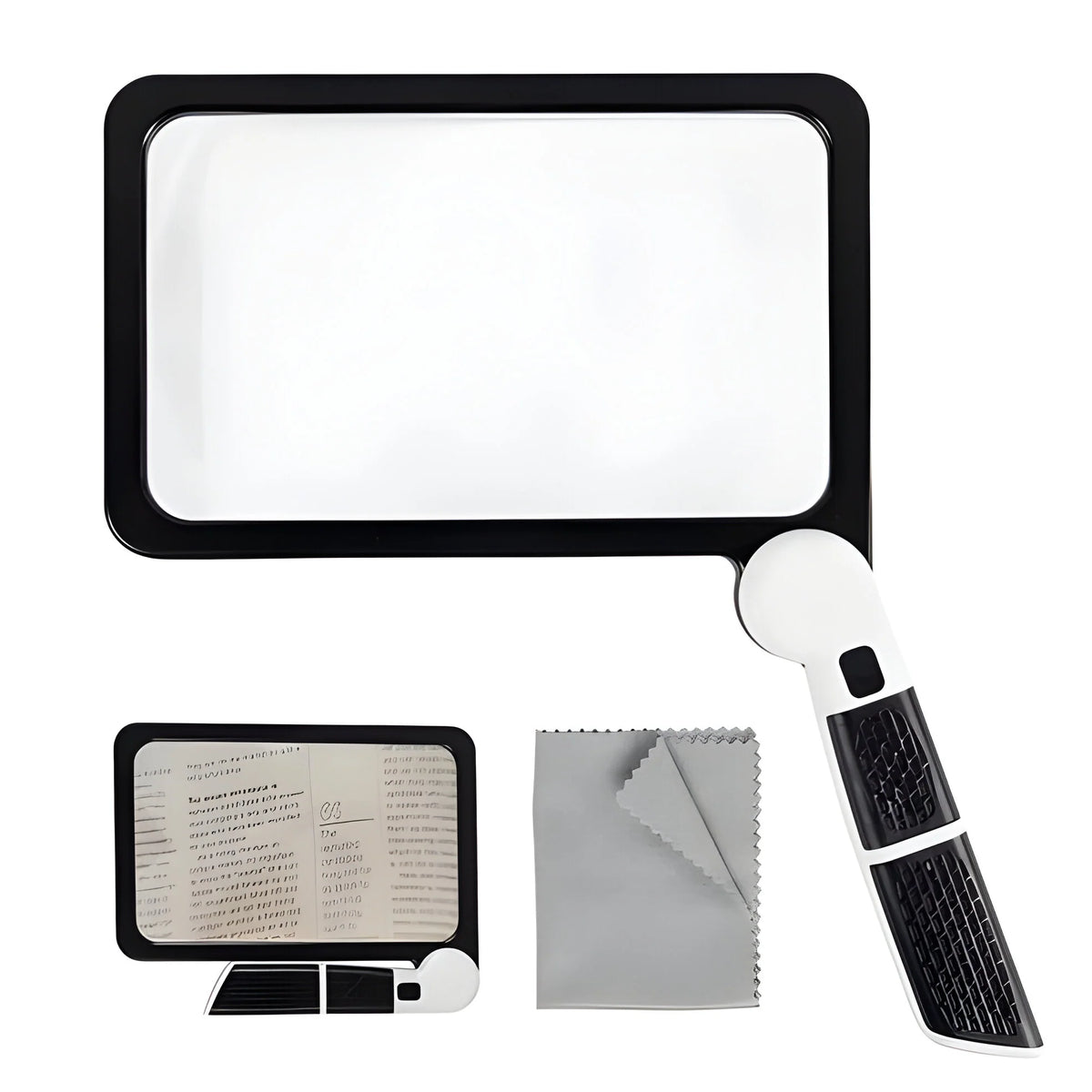 Magnifying Glass 5x Dimmable LED Foldable Handle