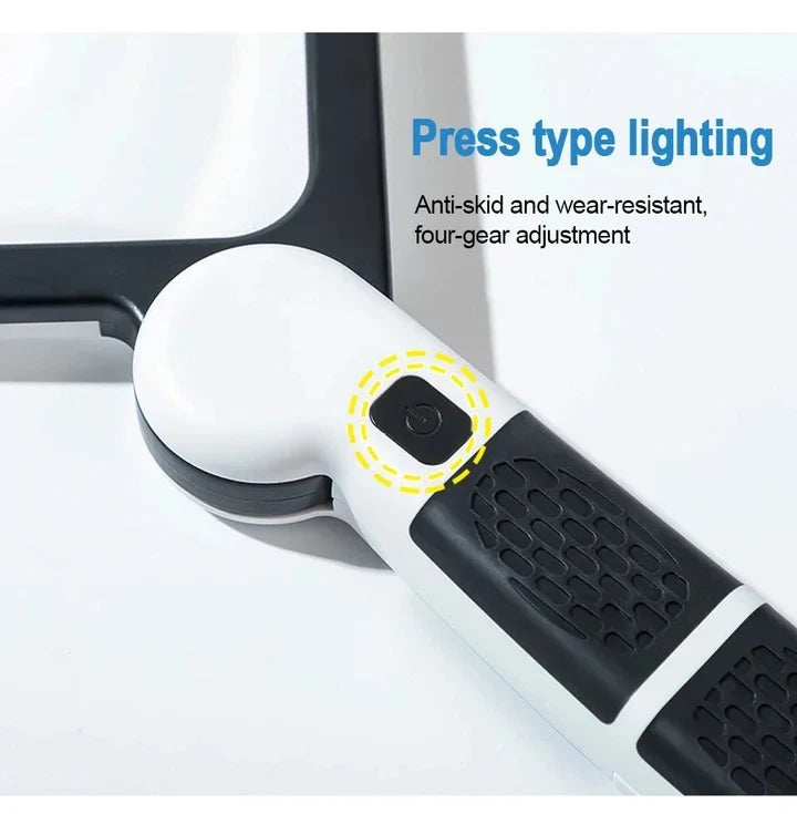 Magnifying Glass 5x Dimmable LED Foldable Handle