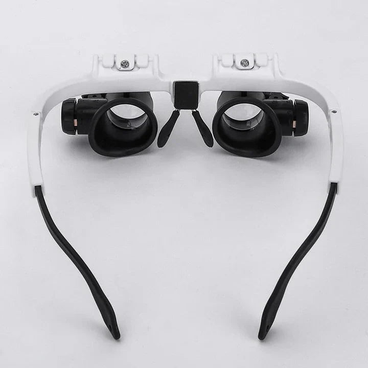 Magnifying Glasses Hands-Free Interchangeable Lenses & LED Lights
