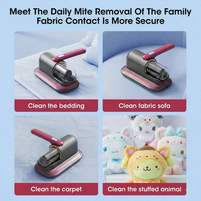 Mattress Vacuum Cordless UV Light & Pulsating Head