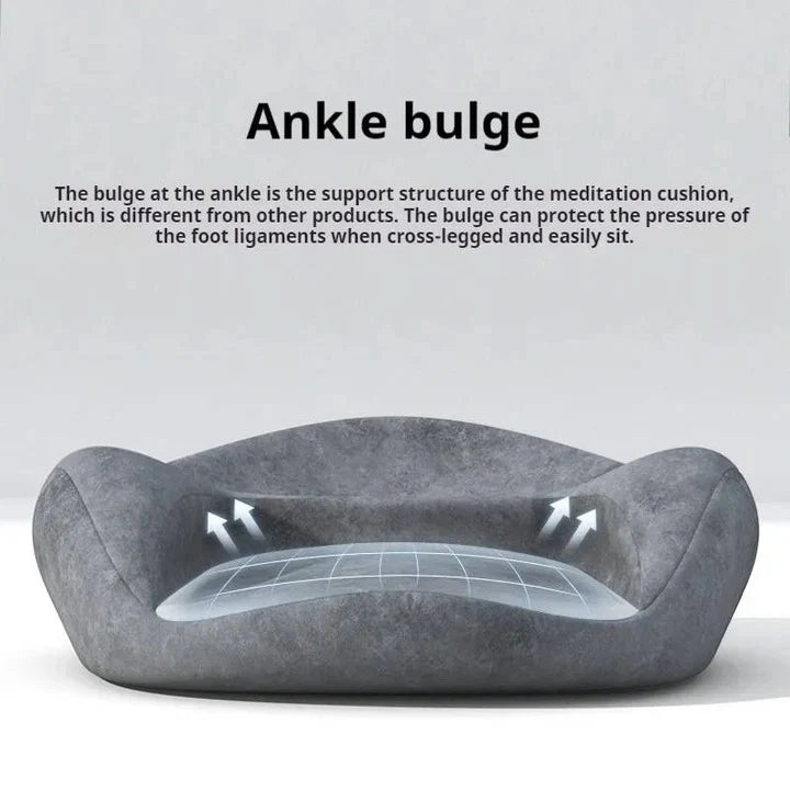 Meditation Cushion Memory Foam & Non-Slip Base