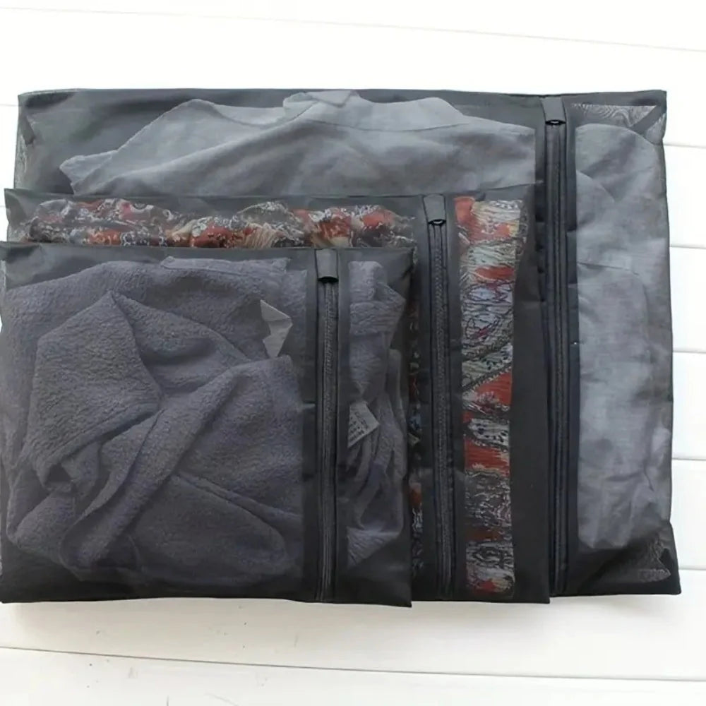 Mesh Laundry Bags Set of 3 Durable Microfiber