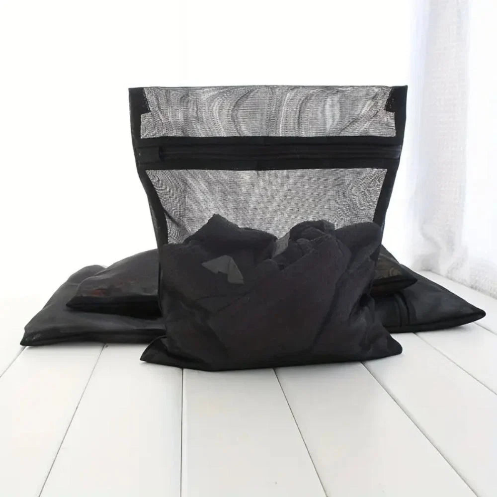 Mesh Laundry Bags Set of 3 Durable Microfiber