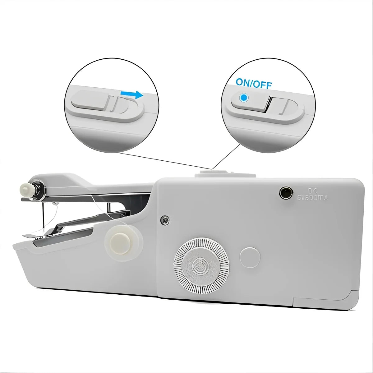 Mini Sewing Machine Battery-Powered & Cordless