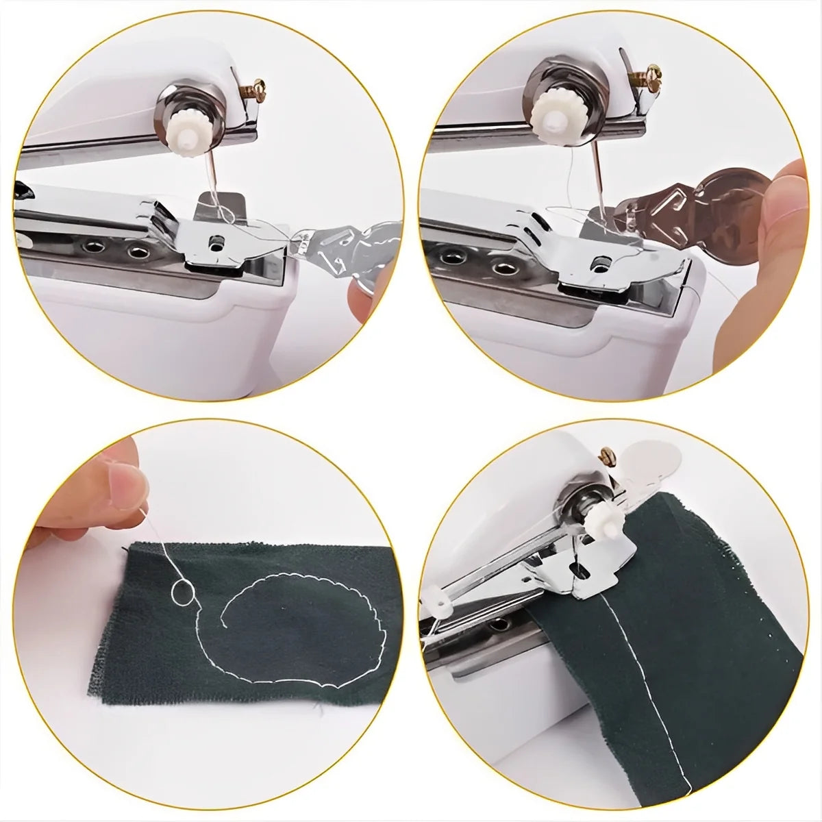 Mini Sewing Machine Battery-Powered & Cordless