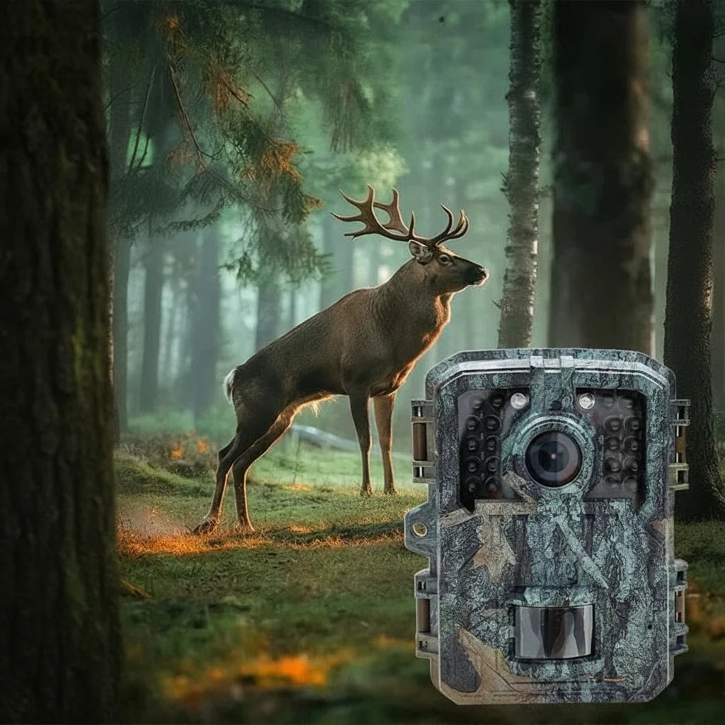 Mini Trail Camera Motion-Activated Night Vision 2-Inch Screen