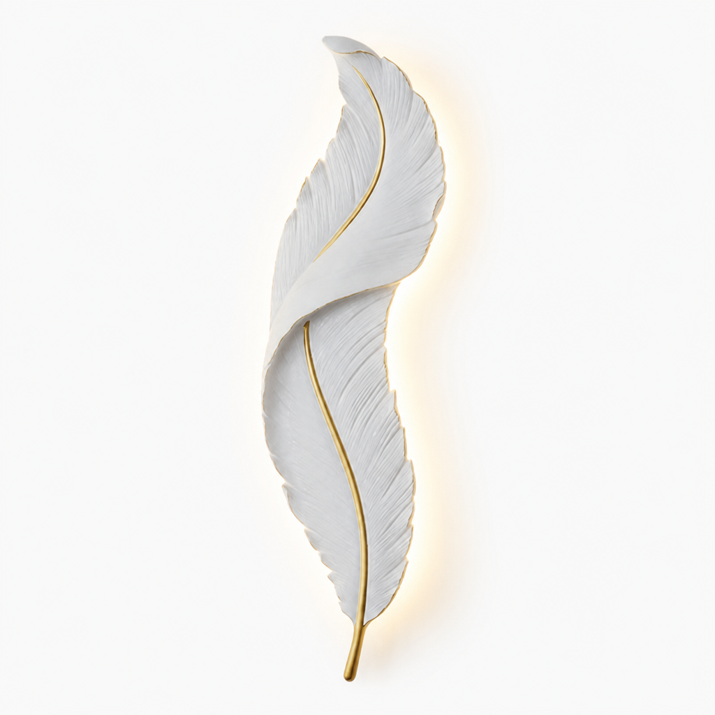 Minimalist Curved Silhouette Wall Sconce (Built-In LED)