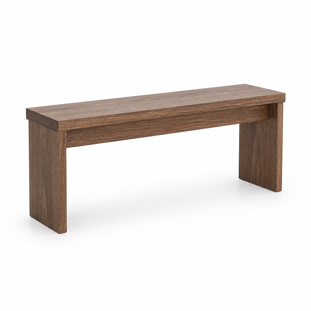 Minimalist Handmade Solid Wood Entryway Bench