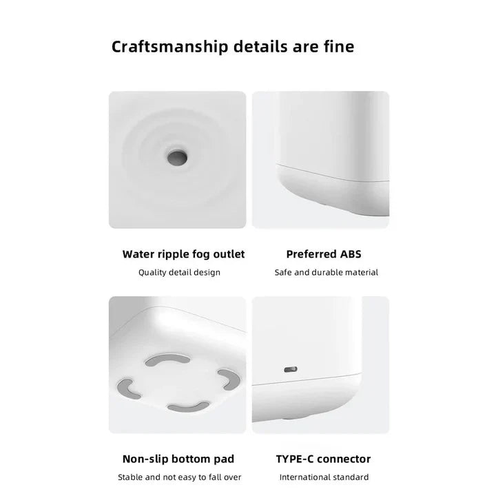 Mist Maker USB Type-C LED Display Auto Shut-Off