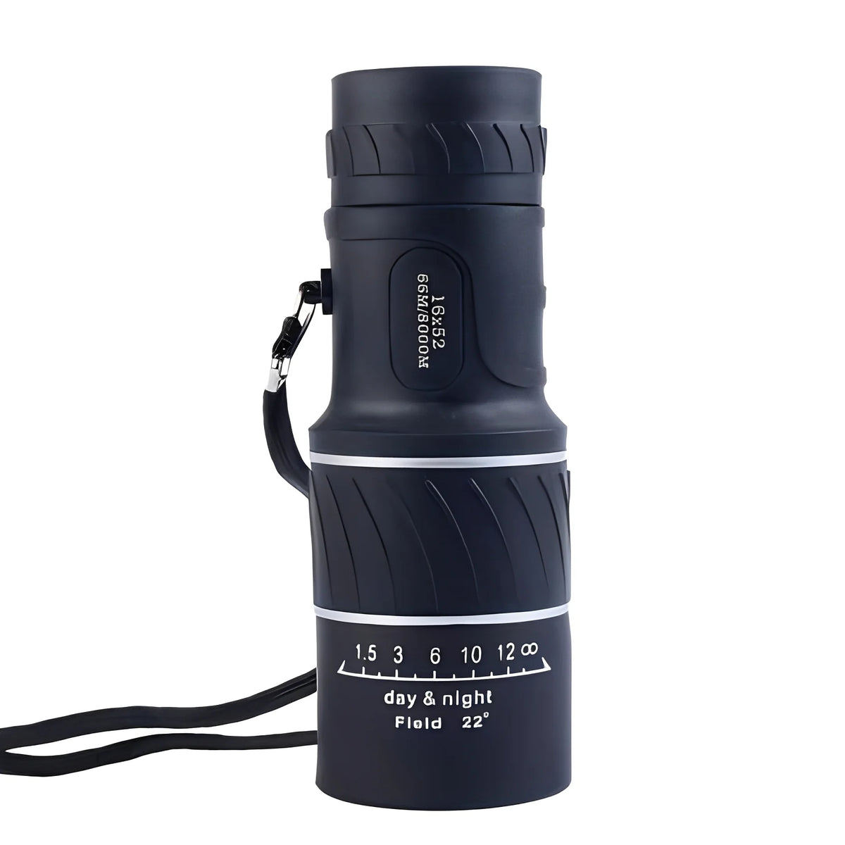 Monocular 12x Magnification Optical Glass Water-Resistant