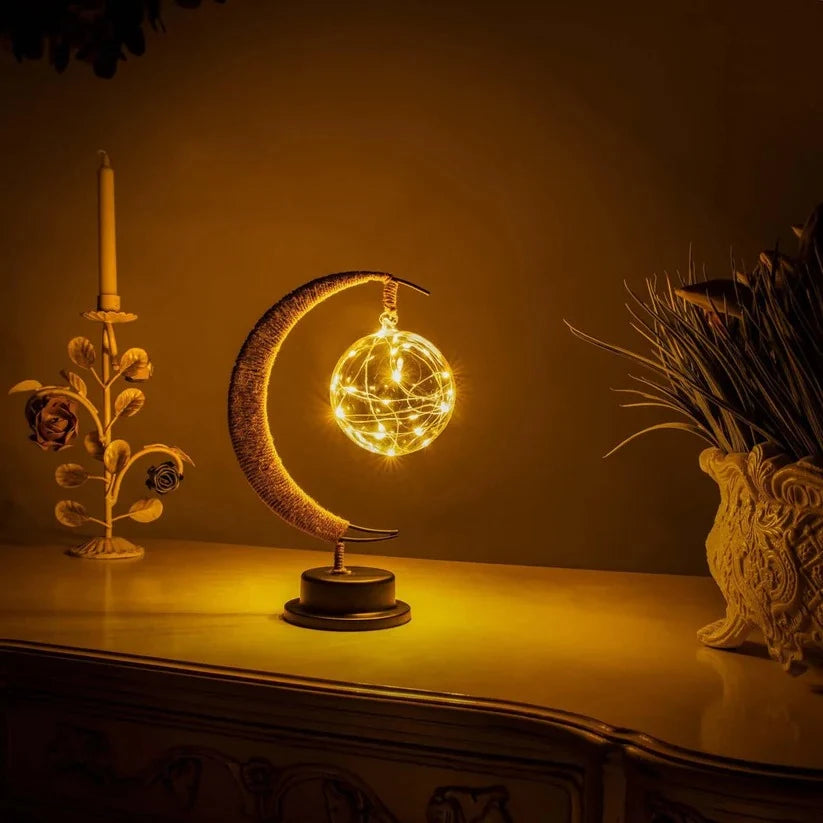 Moon Lamp USB-Powered Warm Ambient Glow