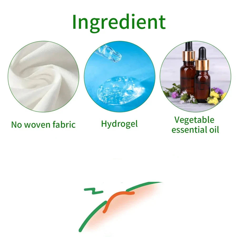Mosquito Bite Patch Cooling Hydrogel 4-Hour Relief