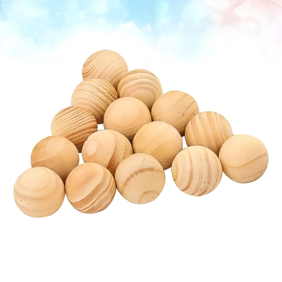 Moth Repellent Balls Natural Camphorwood Moisture-Absorbing Reusable