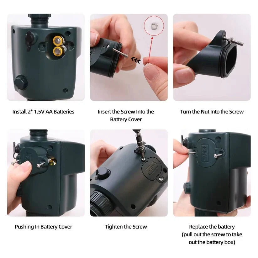 Motion-Activated Sprinkler Solar-Powered 30 Ft Range