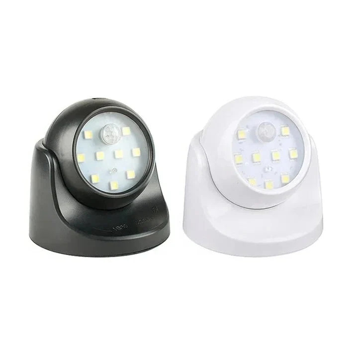 Motion Sensor Light 360-Degree Rotating Battery-Powered & Weatherproof