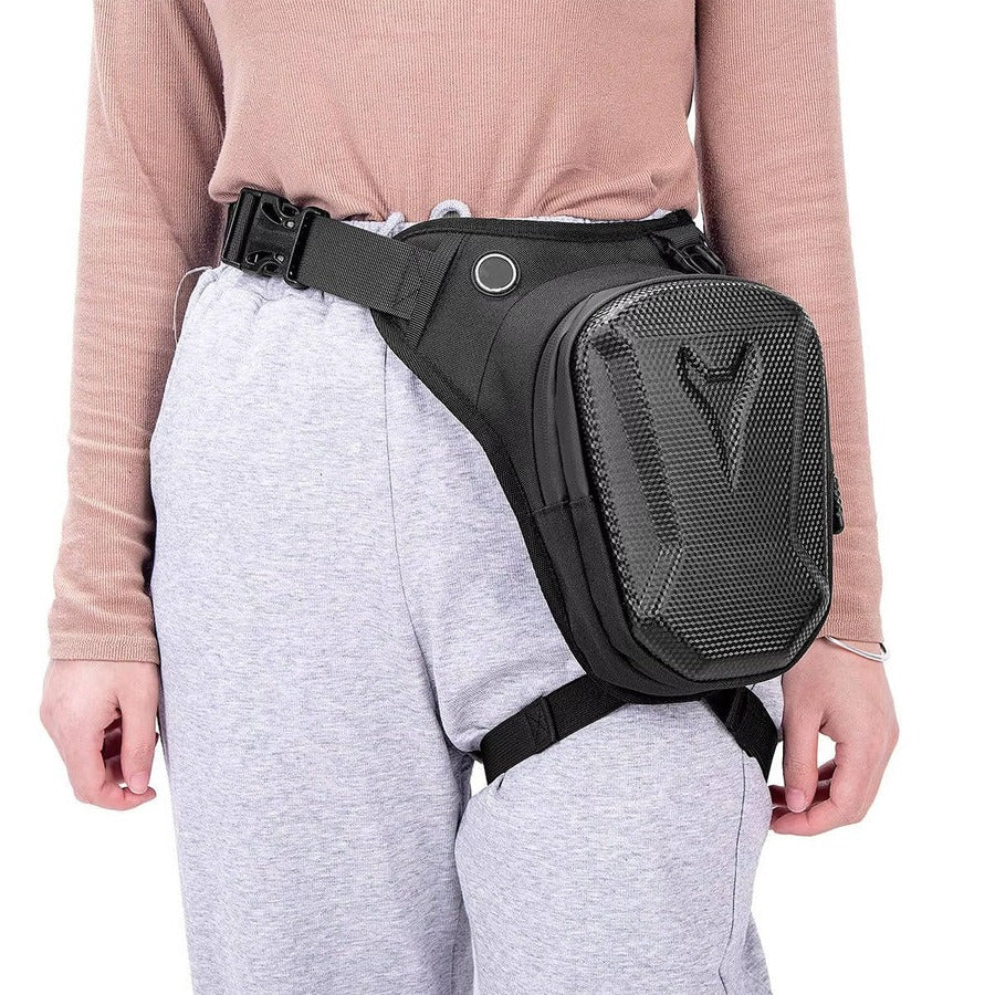 Motorcycle Leg Bag Waterproof Oxford EVA Quick Release Buckles