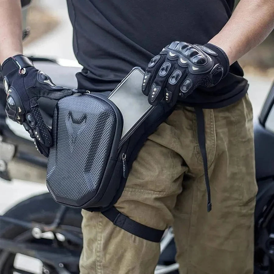Motorcycle Leg Bag Waterproof Oxford EVA Quick Release Buckles