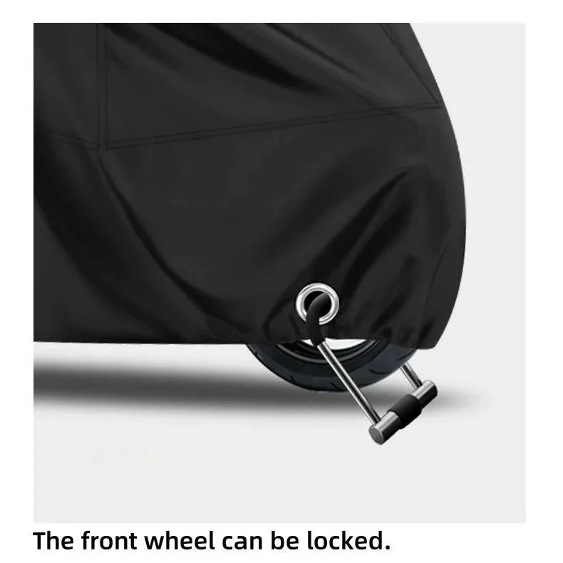 Motorcycle & Scooter Cover Reflective Heat-Deflecting Elastic Fit