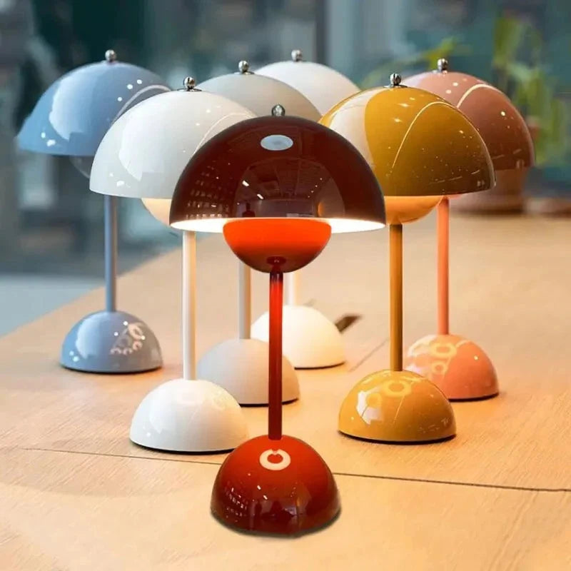 Mushroom Lamp Touch Control & USB Rechargeable