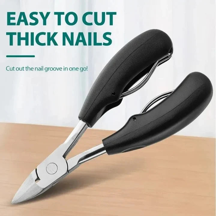 Nail Clipper Set Wide-Jaw Built-In File