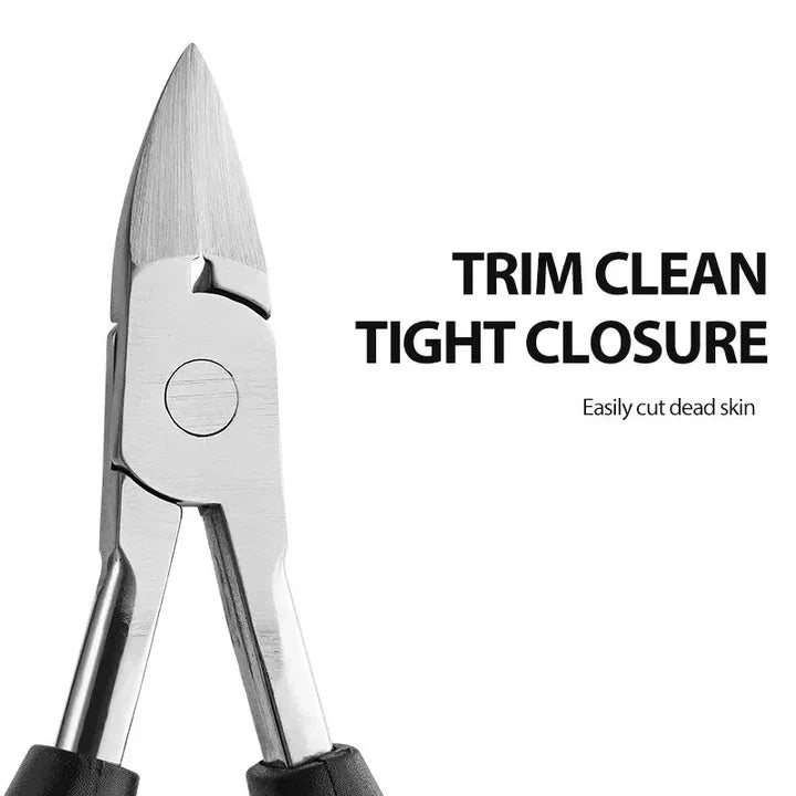 Nail Clipper Set Wide-Jaw Built-In File