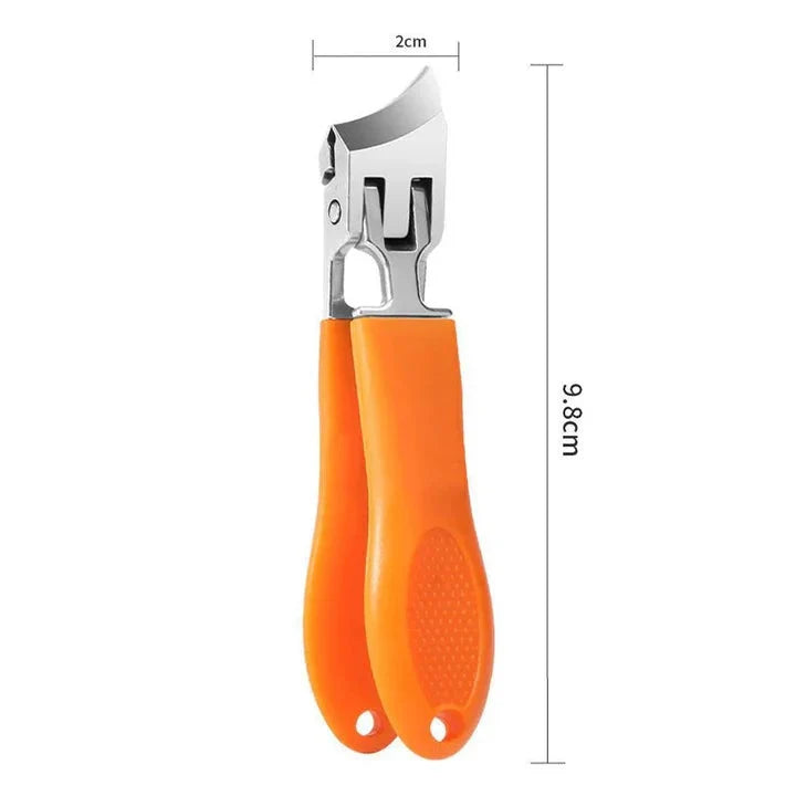 Nail Clippers Wide Jaw Stainless Steel Non-Slip Handles