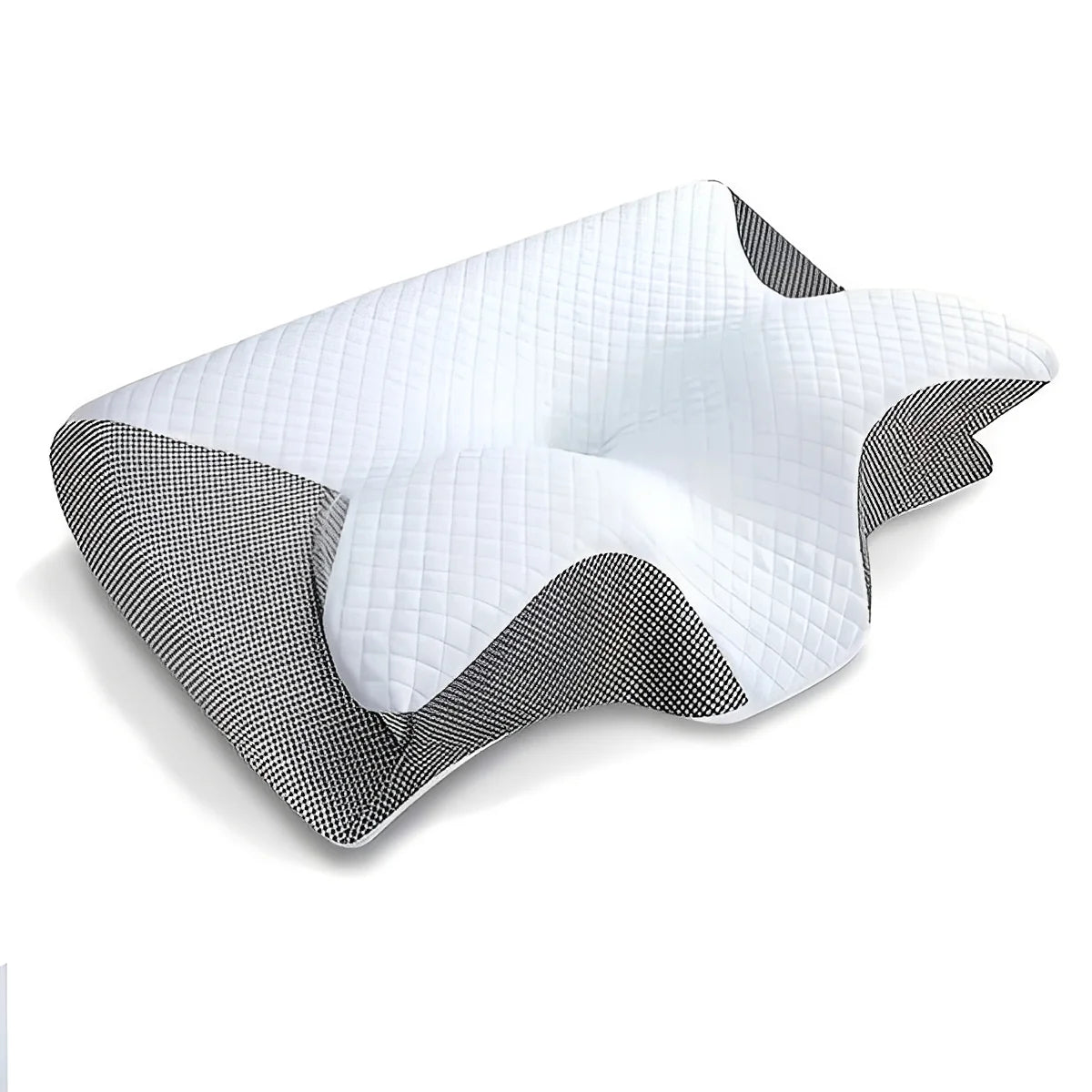 Neck Pillow Contoured Butterfly Memory Foam & Breathable Cover