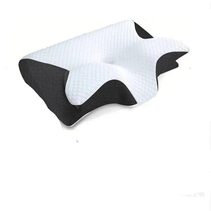 Neck Support Pillow Contoured Memory Foam Washable Cover