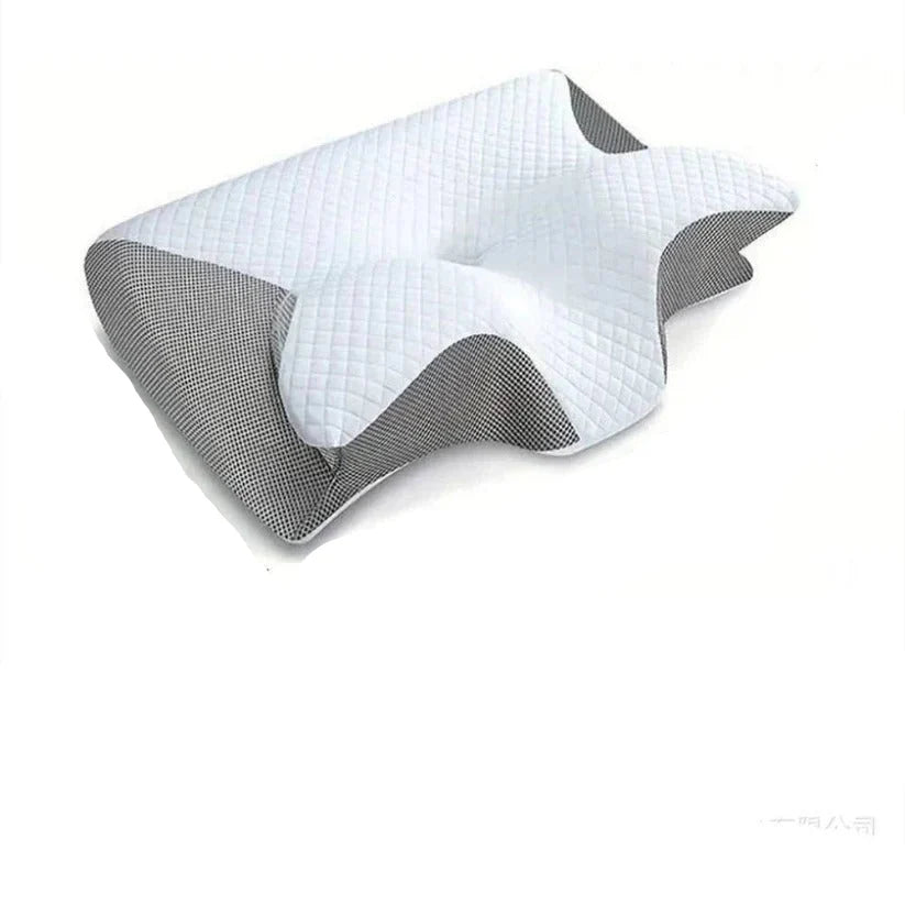 Neck Support Pillow Contoured Memory Foam Washable Cover