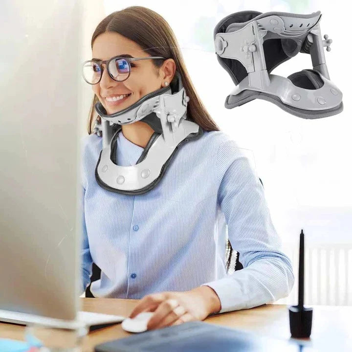 Neck Traction Device Adjustable Airbags & USB Heated