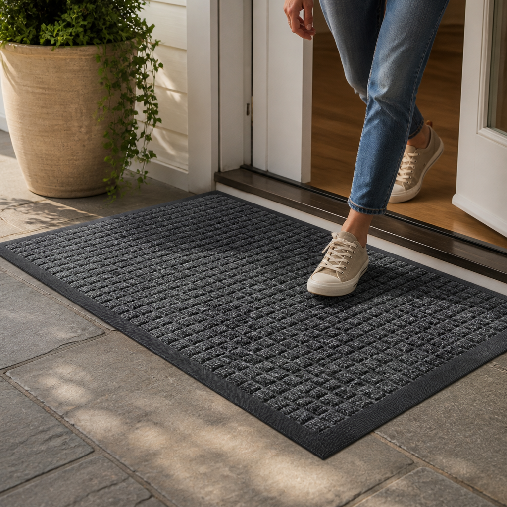 Non-Slip-Backed Indoor & Outdoor Doormat