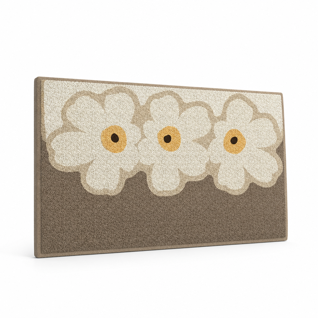 Non-Slip Textured Entrance Mat (Washable, Quick-Drying)
