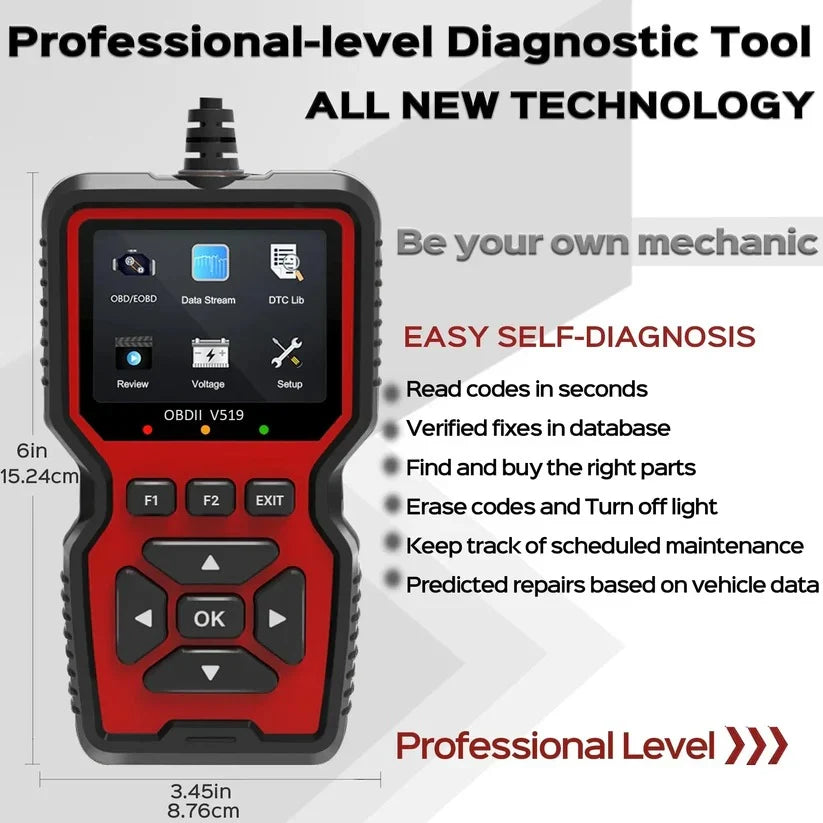 OBD2 Scanner Live Data & Freeze Frame 1996 And Newer