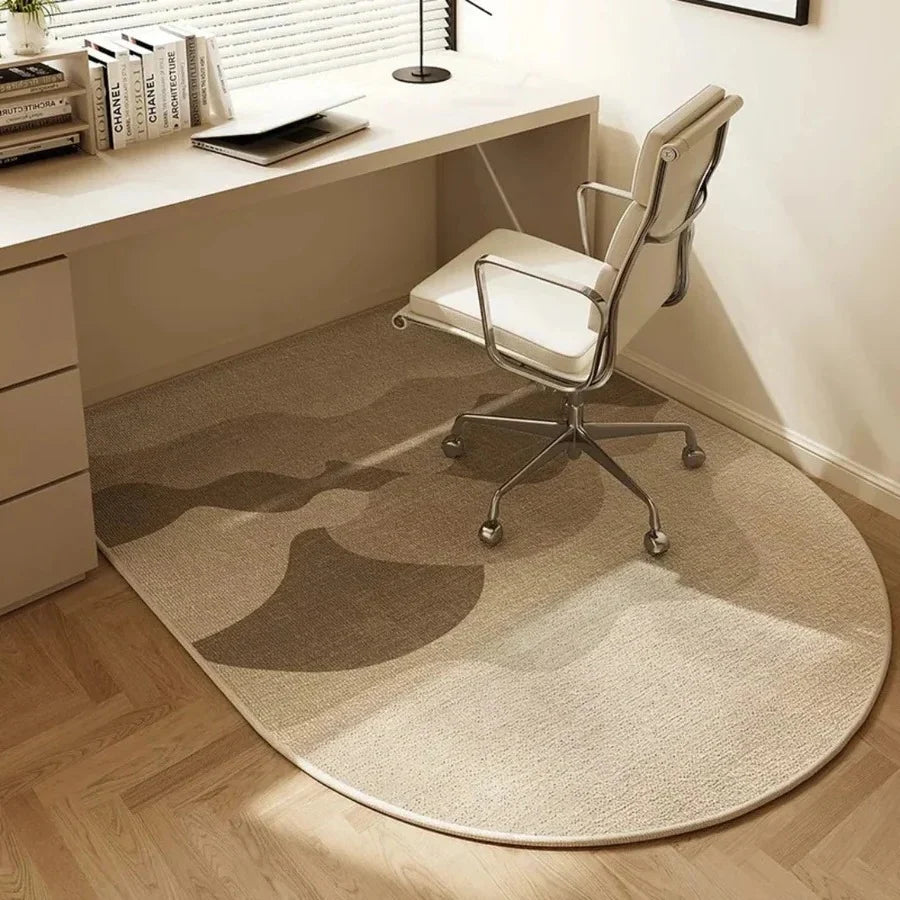 Office Chair Mat Short-Pile Velour Non-Slip Backing