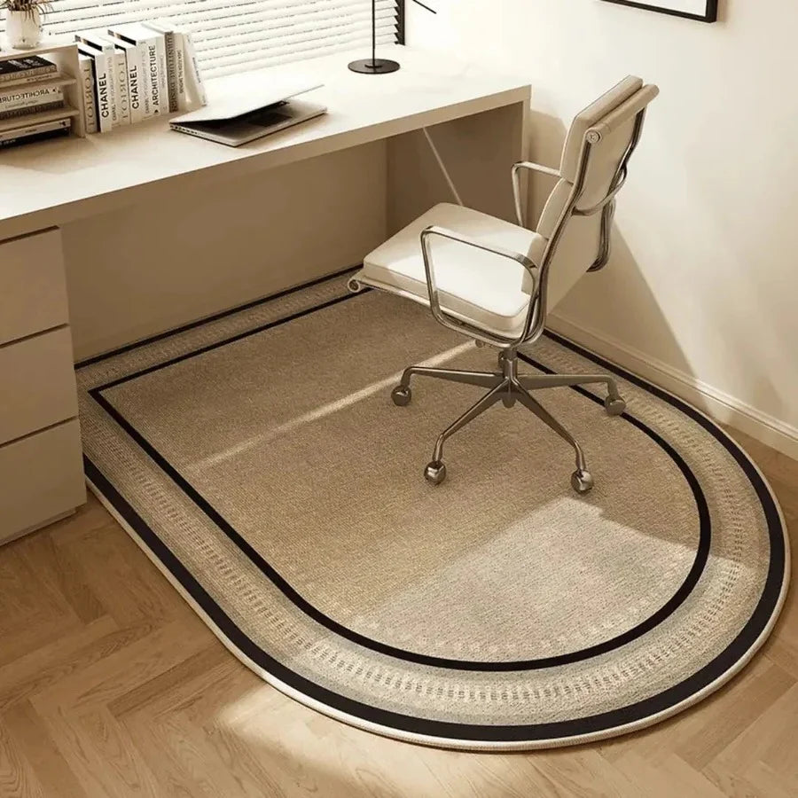 Office Chair Mat Short-Pile Velour Non-Slip Backing