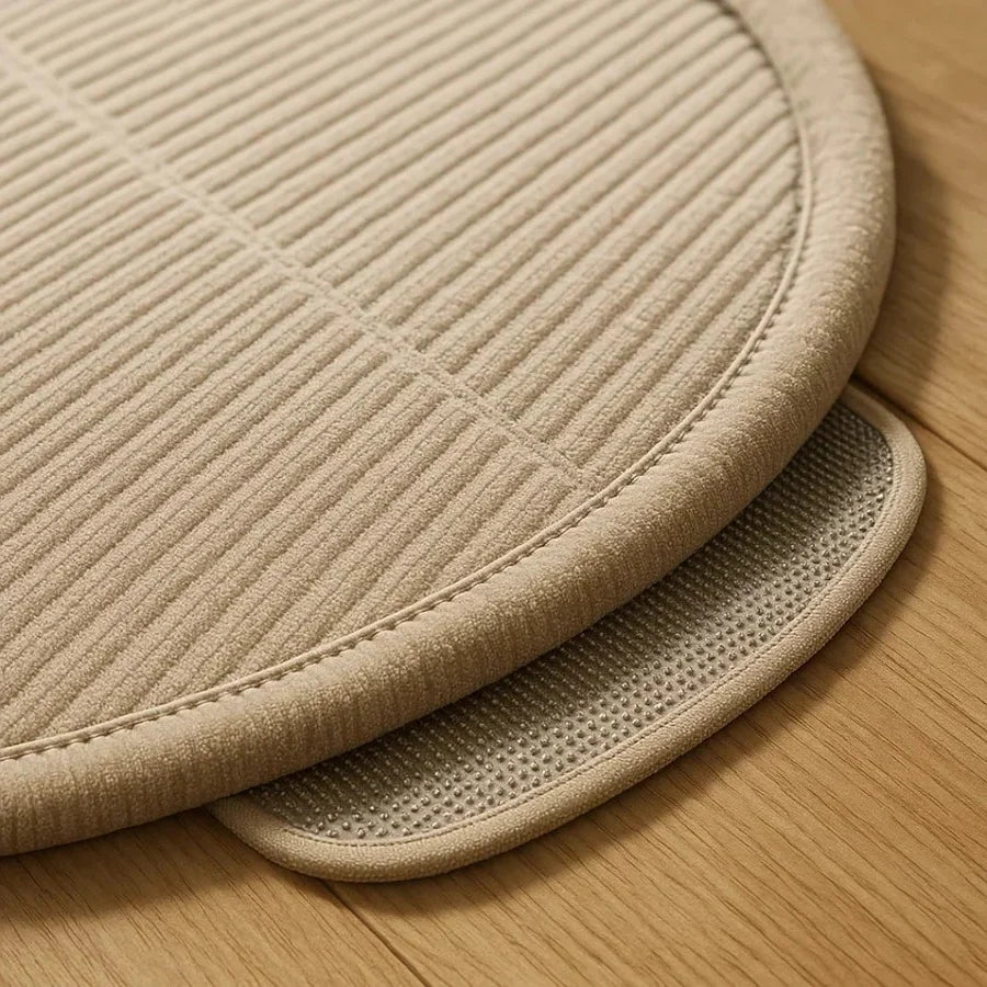 Office Chair Mat Short-Pile Velour Non-Slip Backing