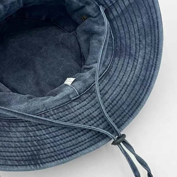 Outdoor Bucket Hat Structured Brim & Adjustable Chin Strap
