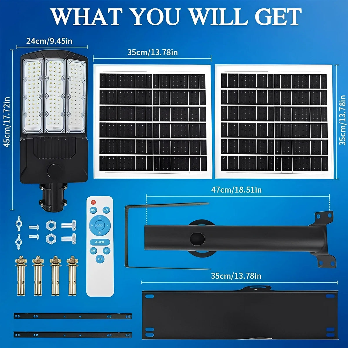 Outdoor Flood Light Solar LED Motion Sensor