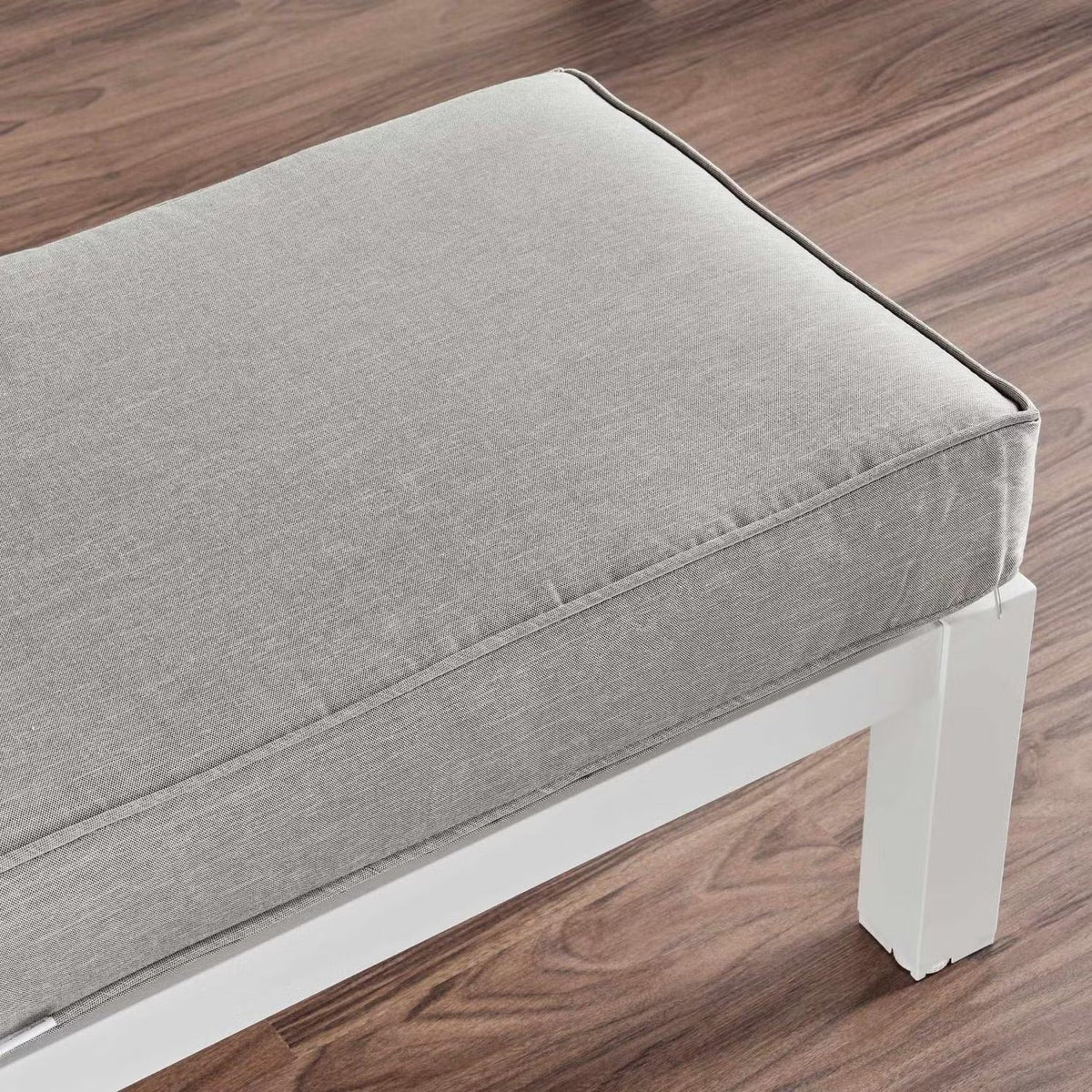 Outdoor Sofa Set 5-Seater Aluminium Frame & Lift-Top Table