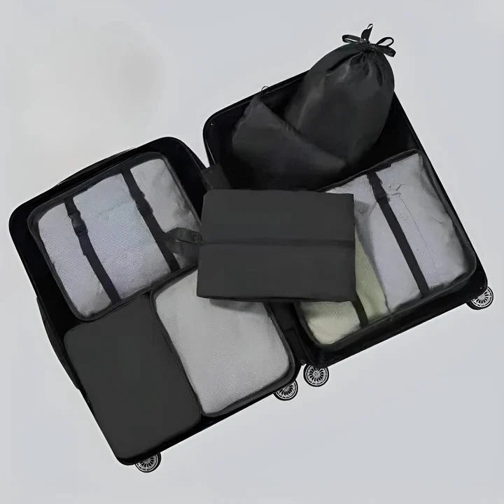 Packing Cube Set 7-Piece Water-Resistant Cotton