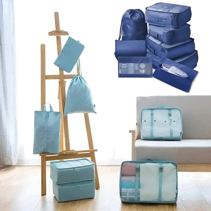 Packing Cube Set 7-Piece Water-Resistant Cotton