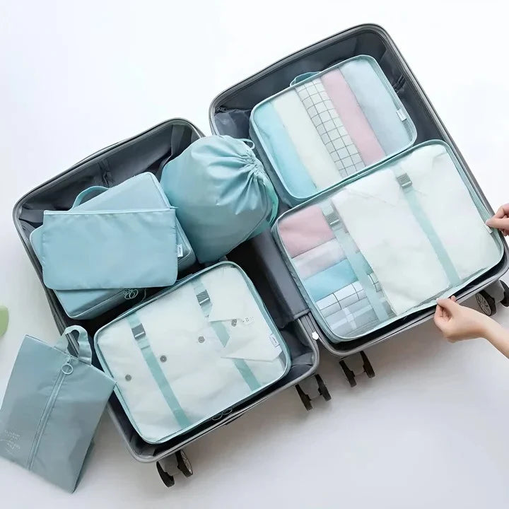 Packing Cube Set 7-Piece Water-Resistant Cotton