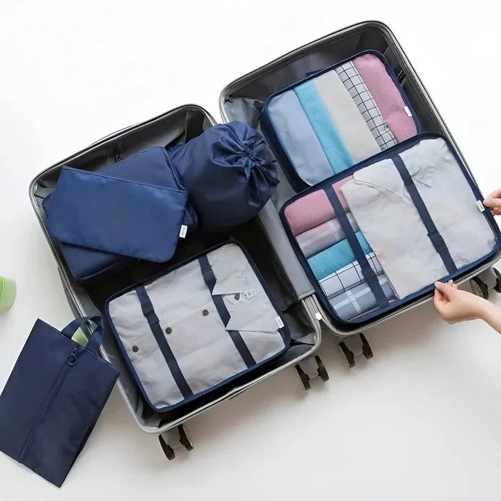 Packing Cube Set 7-Piece Water-Resistant Cotton