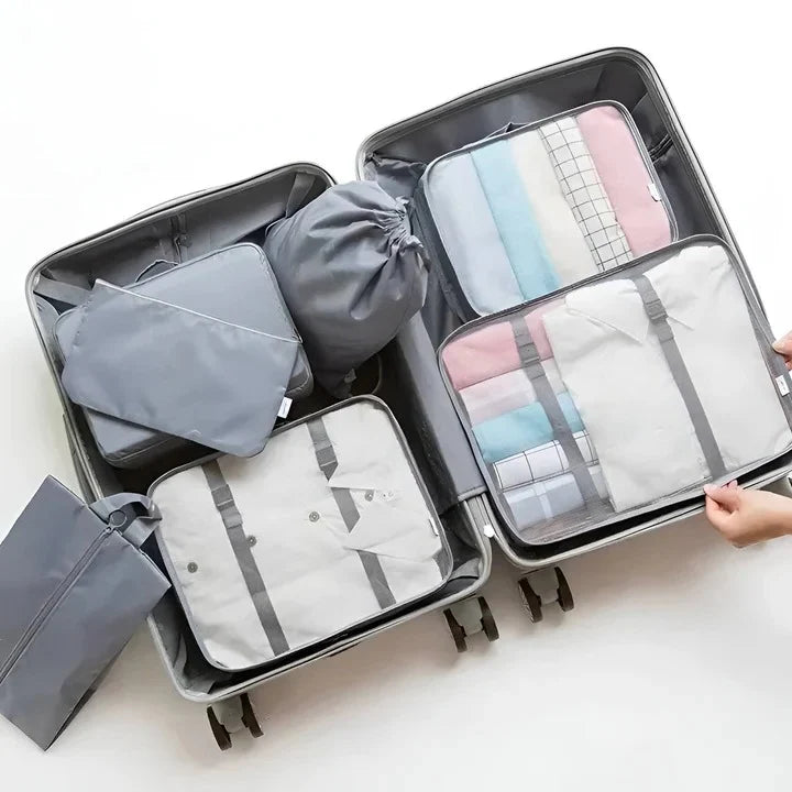 Packing Cube Set 7-Piece Water-Resistant Cotton