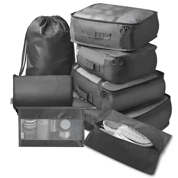 Packing Cube Set 7-Piece Water-Resistant Cotton