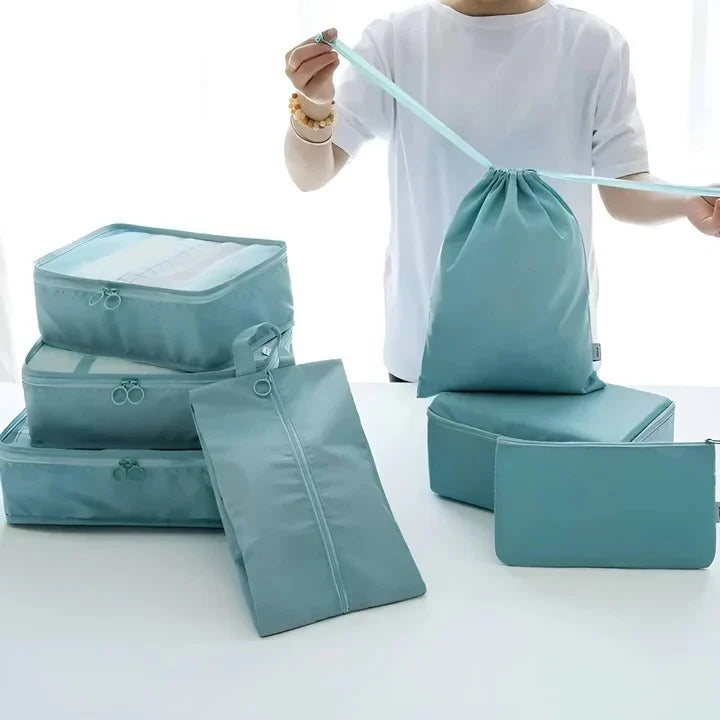 Packing Cube Set 7-Piece Water-Resistant Cotton